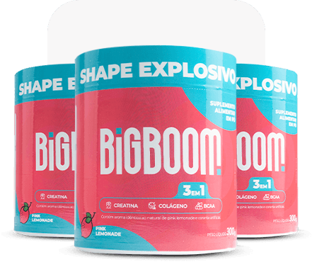 Creatina Big Boom - 3 Potes